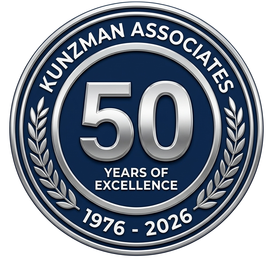 Kunzman Associates — 50 Years of Excellence — 1976 to 2026